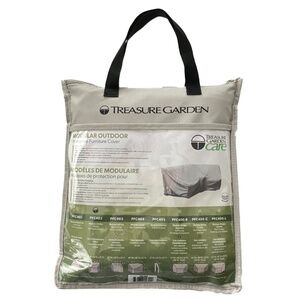 Treasure Garden Deep Seating Modular w/Elastic Outdoor Protective Cover NEW
